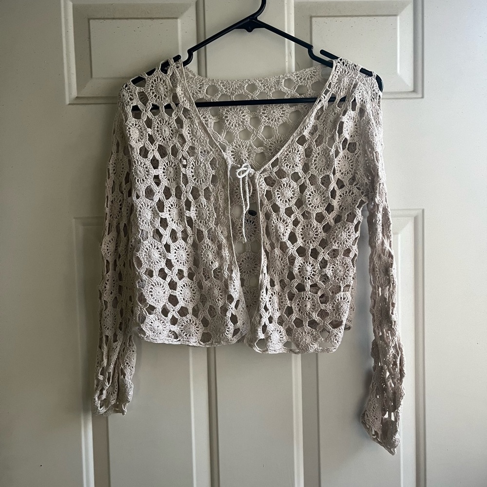Vintage Crochet Cardigan